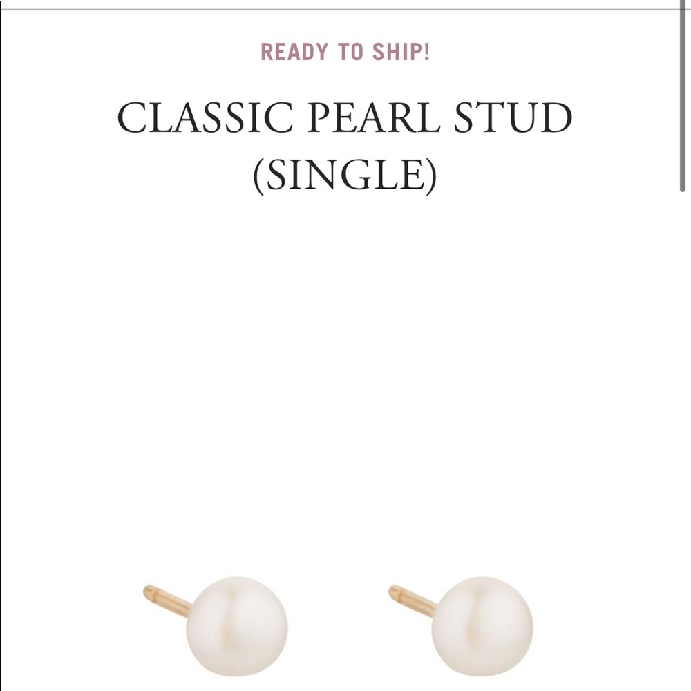 catbird nyc classic pearl studs - NWT & in box!